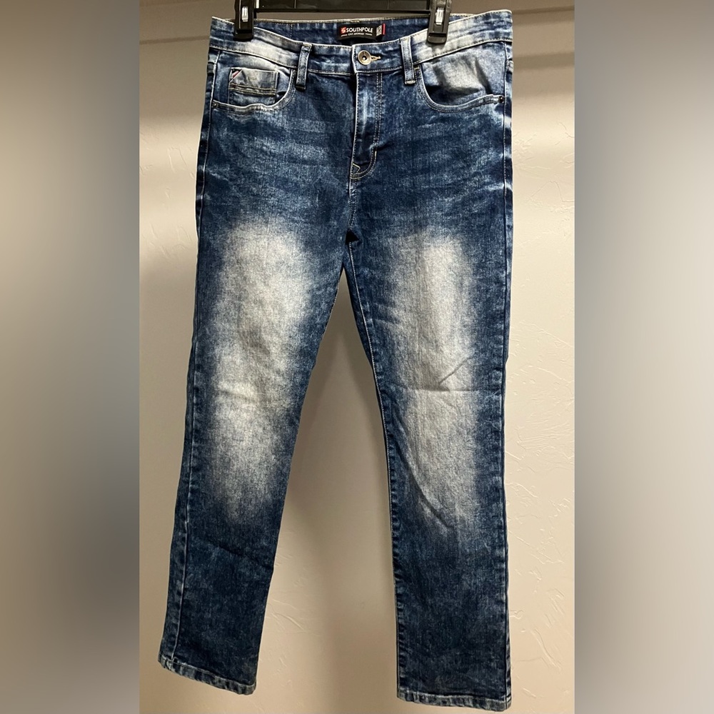 South Pole Jeans Mens 32X30 Blue Skinny  Denim